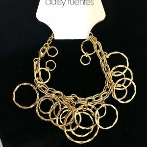 Daisy Fuentes: Gold Hoops Chain Bracelet, (7 ¾”)